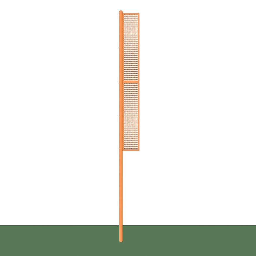 Foul Poles - 20 ft. - Softball (Collegiate) (Semi-Permanent) (White)