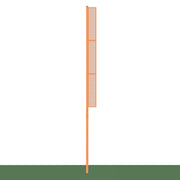 Foul Poles - 30 ft. - Softball (Collegiate) (Semi-Permanent) (Orange)