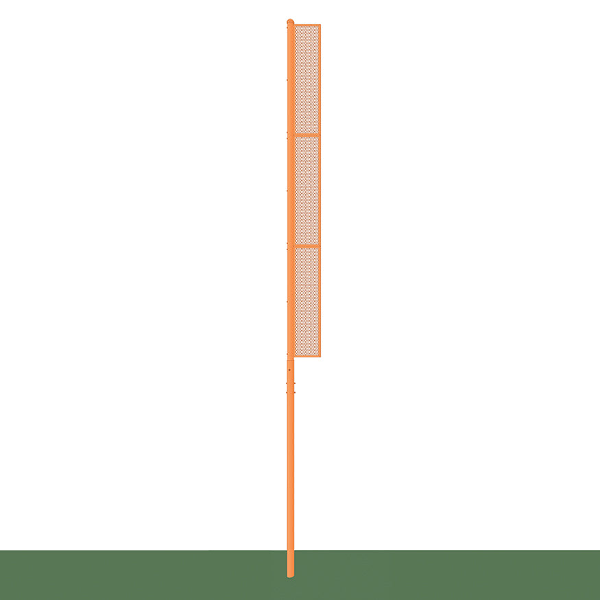 Foul Poles - 30 ft. - Softball (Collegiate) (Semi-Permanent) (Orange)