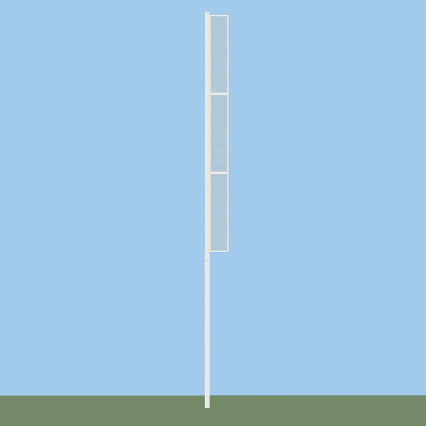 Foul Poles - 30 ft. - Softball (Collegiate) (Semi-Permanent) (Orange)