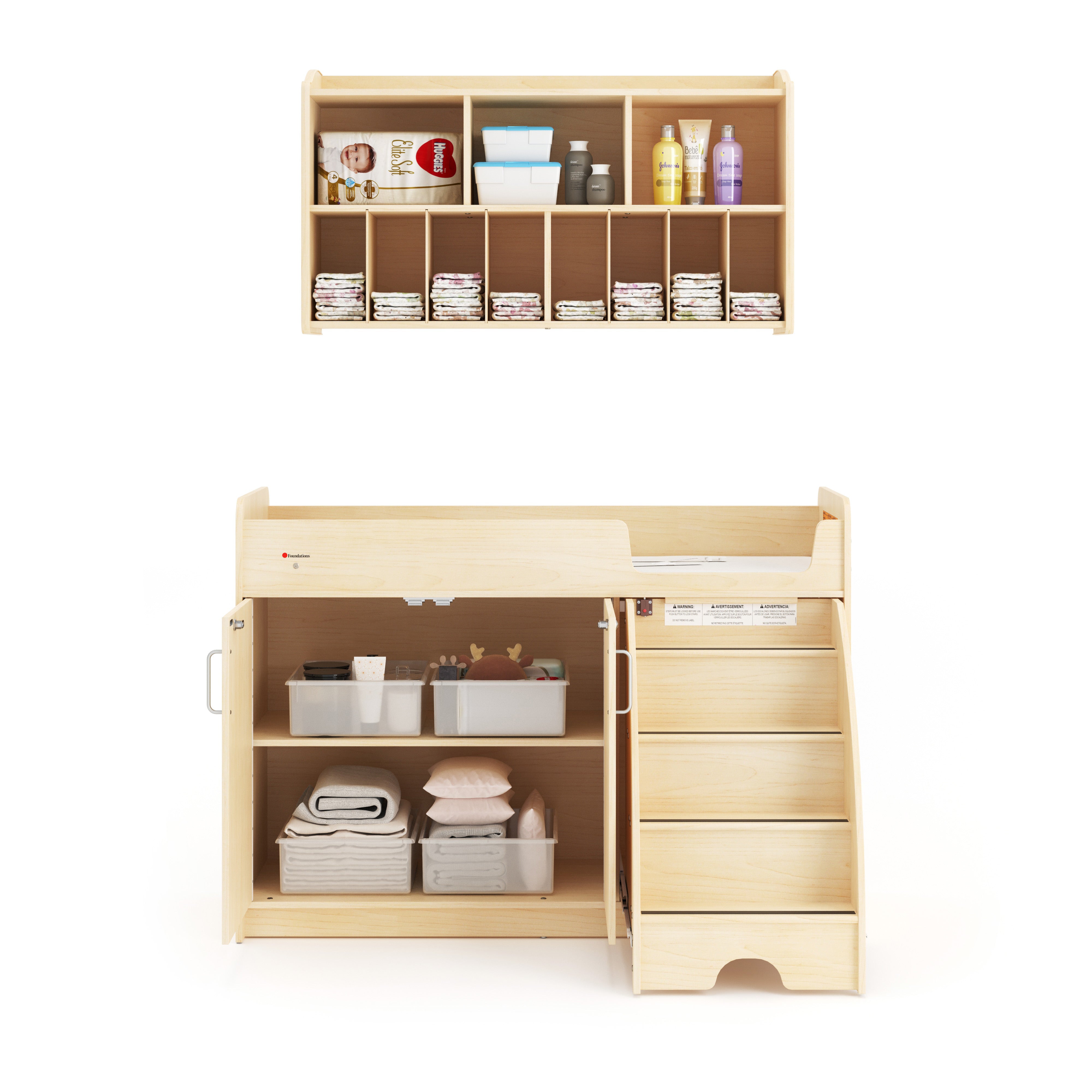 SafeStep Changing Table Right Stairs