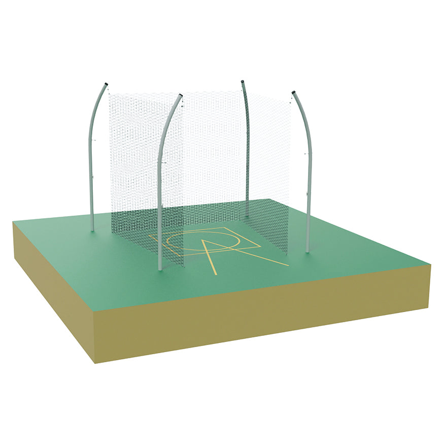 Shot Cage - Field and Track - 34.92 Degree Throwing Sector with Safety Nets