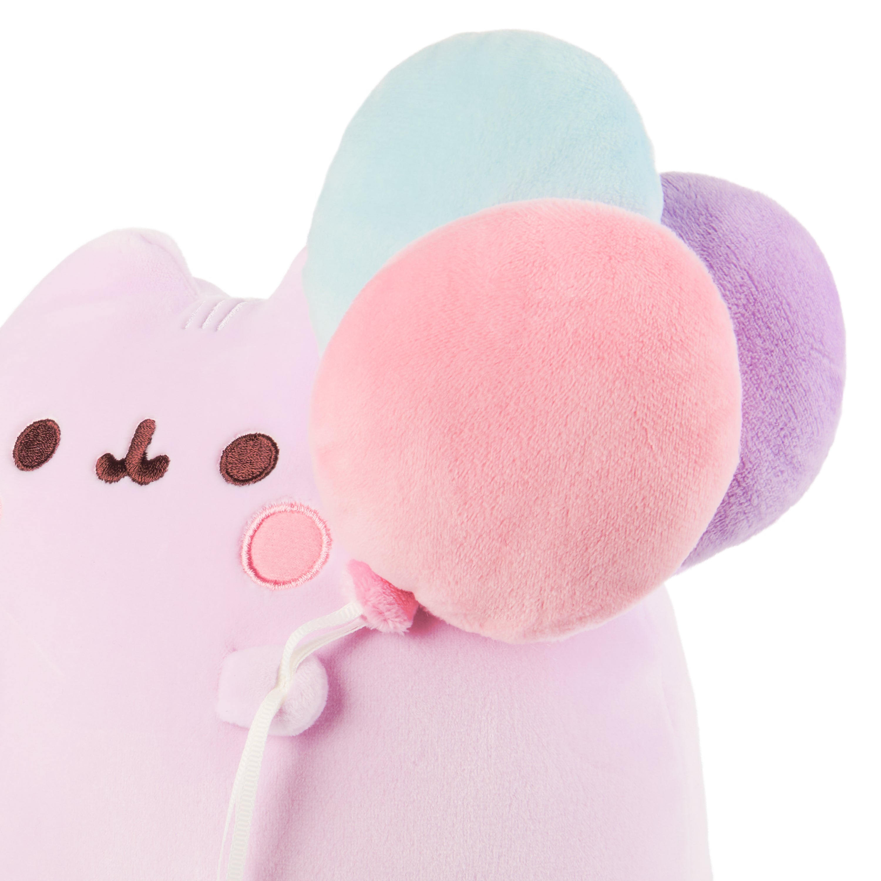 GUND Pusheen 15th Anniversary Squisheen Plush, Squishy Toy, Collectible Plush, Cat Stuffed Animal for Ages 8 and Up, Pink, 9.5”