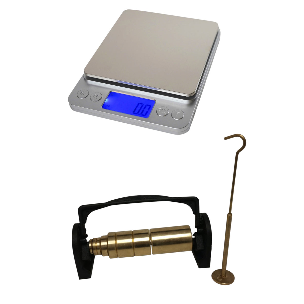 Scale, Precision Digital, with Brass Weight Set