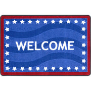 Pride of Country 2'8" x 3'10" area rug in color Multi