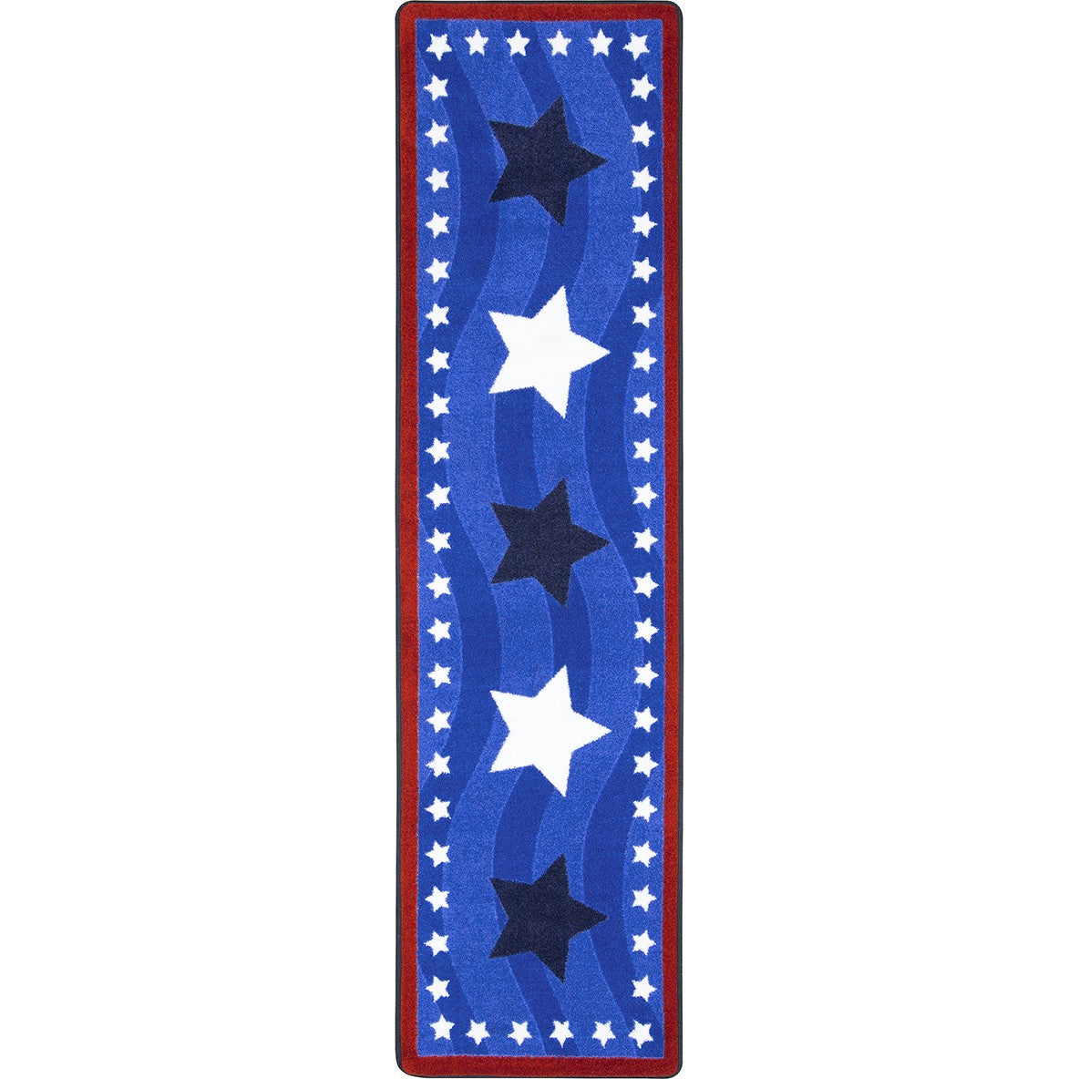 Pride of Country 2'1" x 7'8" Runner area rug in color Multi