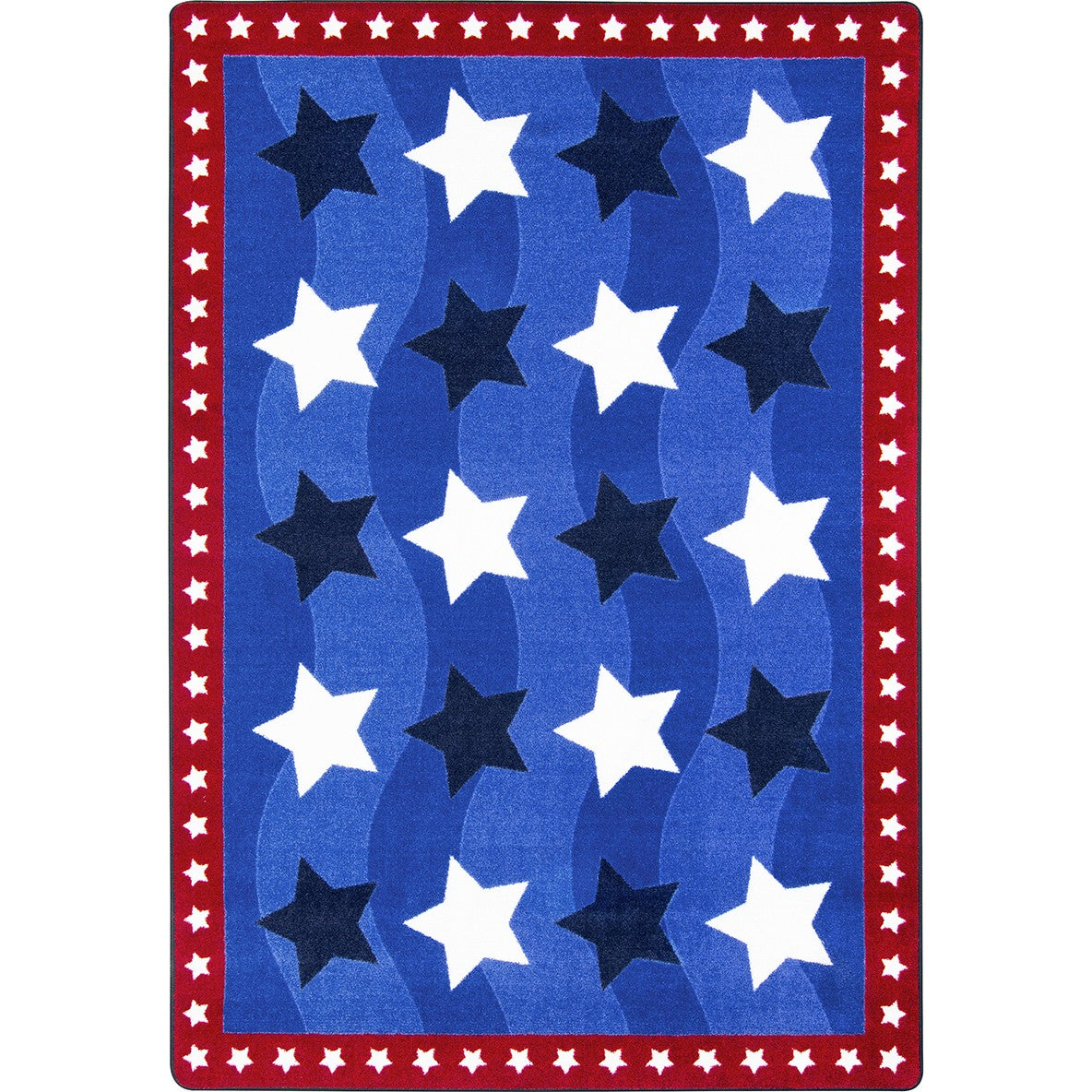 Pride of Country 5'4" x 7'8" area rug in color Multi