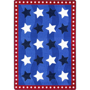 Pride of Country 5'4" x 7'8" area rug in color Multi