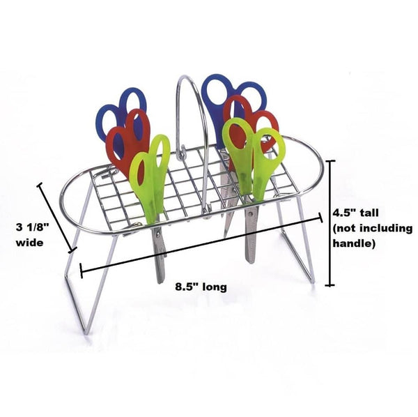 Stainless Wire Scissor Rack(holds 40 Pairs Of Children's Scissors)