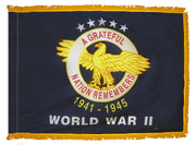 3X4 FT COL NYL-GLO WWII COMMEMOR FRG