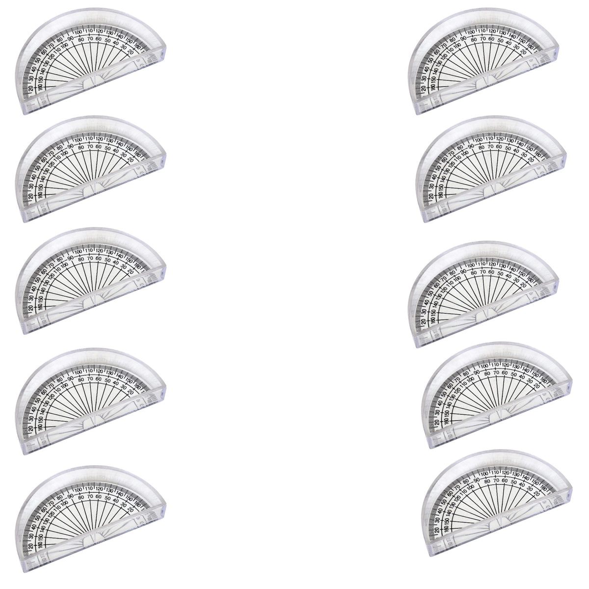 Refraction Tank, Semi-Circular, Graduated, 38mm Diameter, Pack of 10