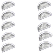 Refraction Tank, Semi-Circular, Graduated, 38mm Diameter, Pack of 10