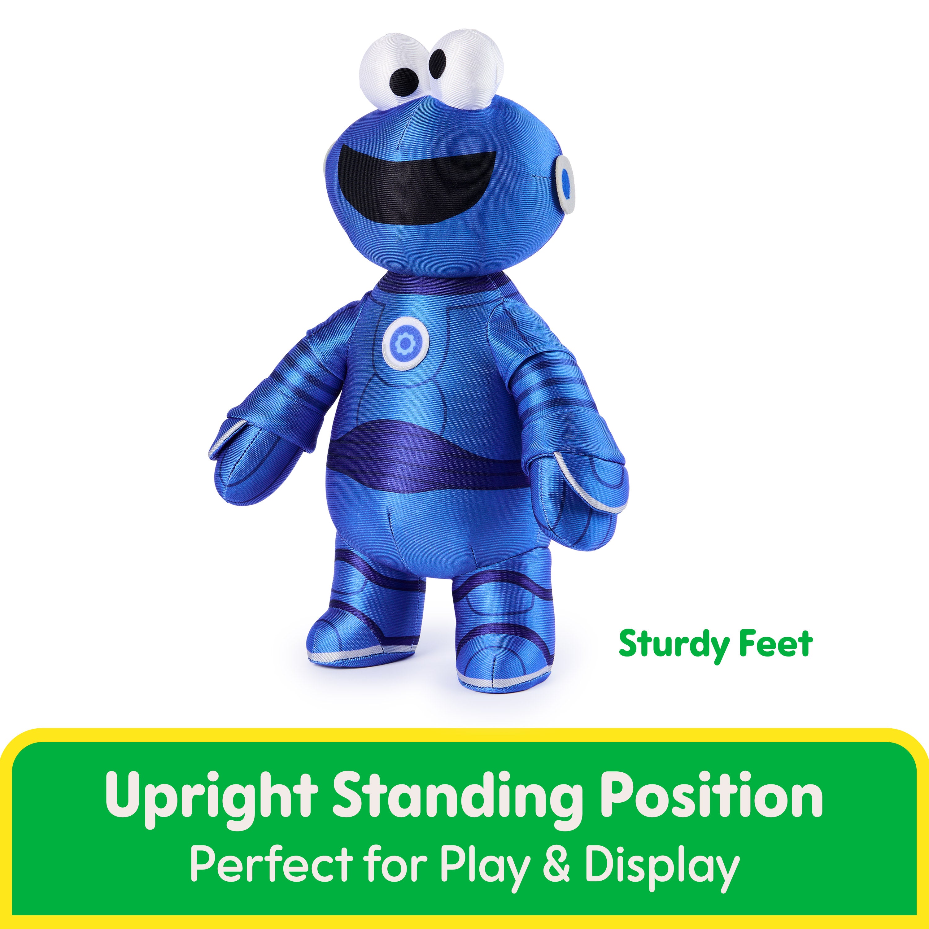 GUND Sesame Street Official Mecha Builder Cookie Monster Plush, Stuffed Animal for Ages 1 and Up, 13"