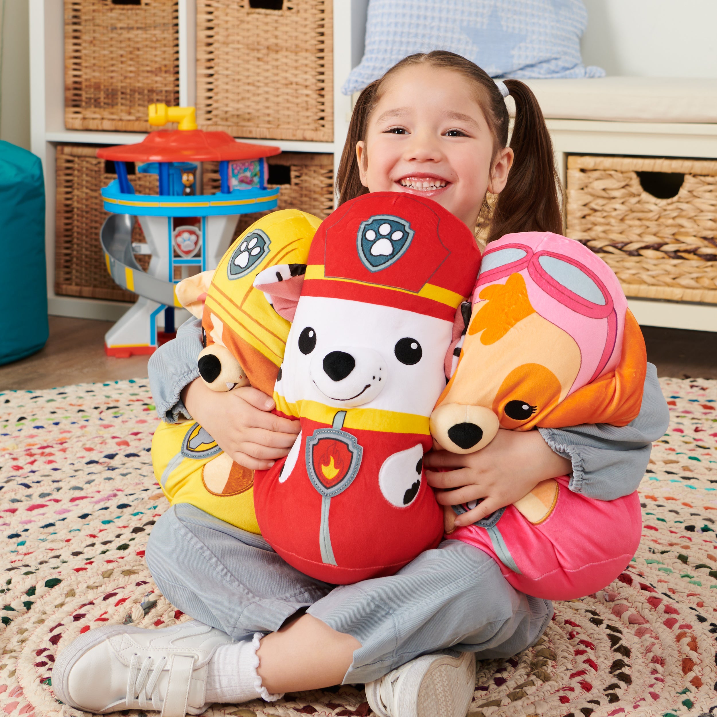 PAW Patrol Skye Squish Plush, Official Toy from the Hit Cartoon, Squishy Stuffed Animal for Ages 1 and Up, 12”