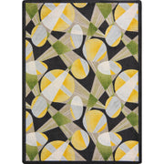 Searchlight 3'10" x 5'4" area rug in color Brown