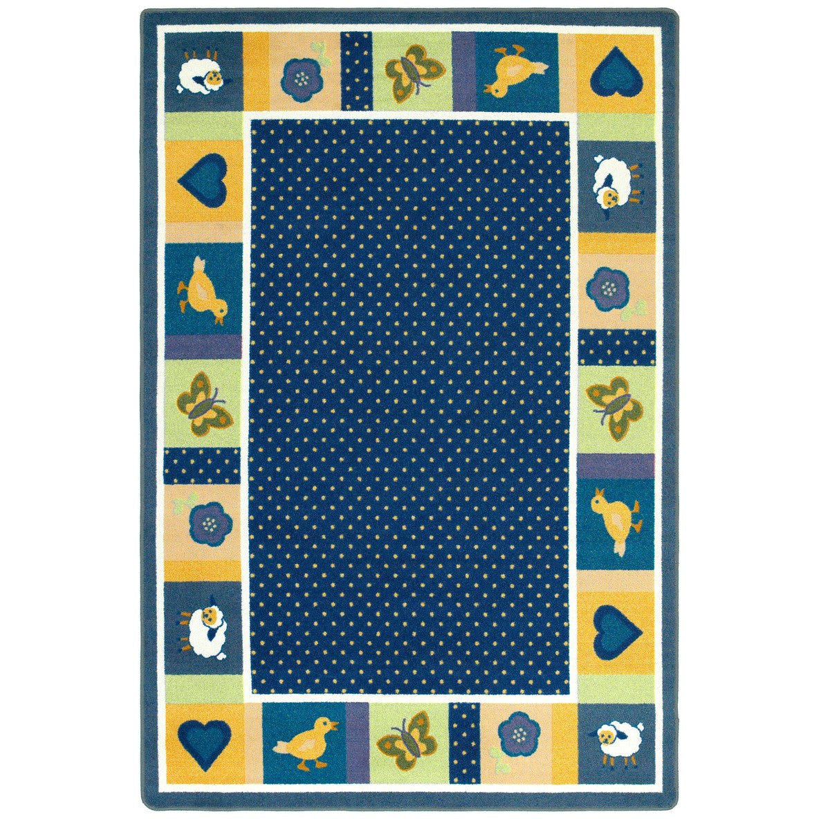 Seeing Spots 3'10" x 5'4" area rug in color Bold