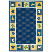 Seeing Spots 10'9" x 13'2" area rug in color Bold
