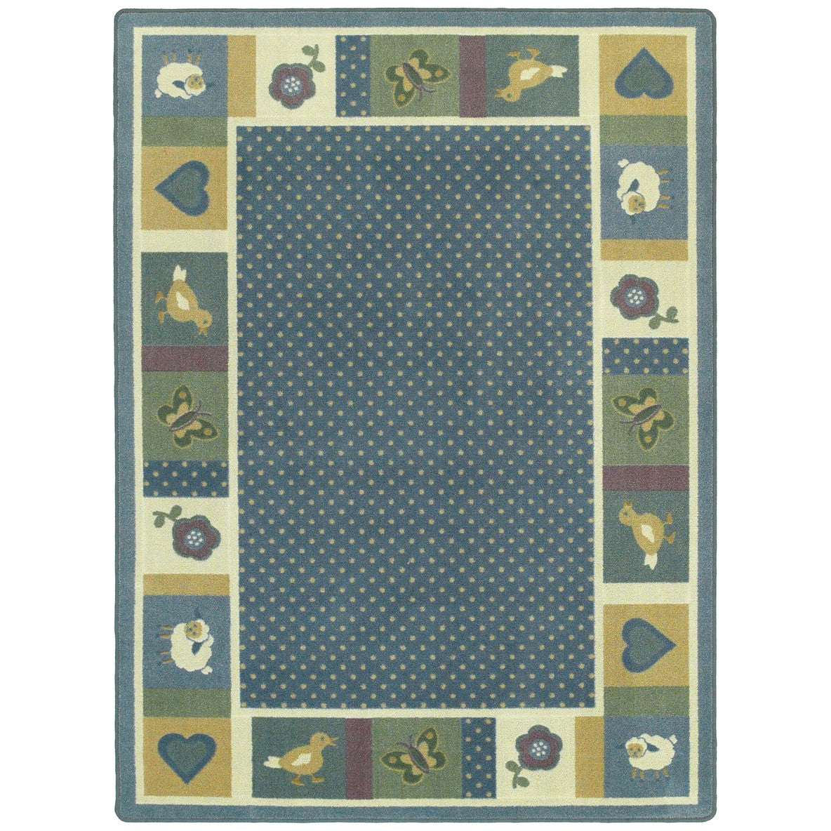 Seeing Spots 3'10" x 5'4" area rug in color Soft