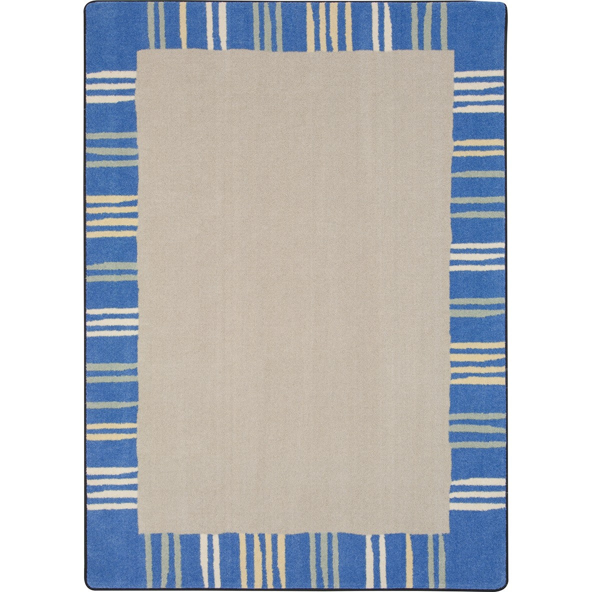Seeing Stripes 10'9" x 13'2" area rug in color Pastel