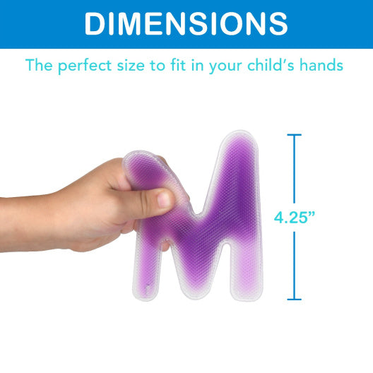 Sensory Gel Letters (4.25" H x 3" W)