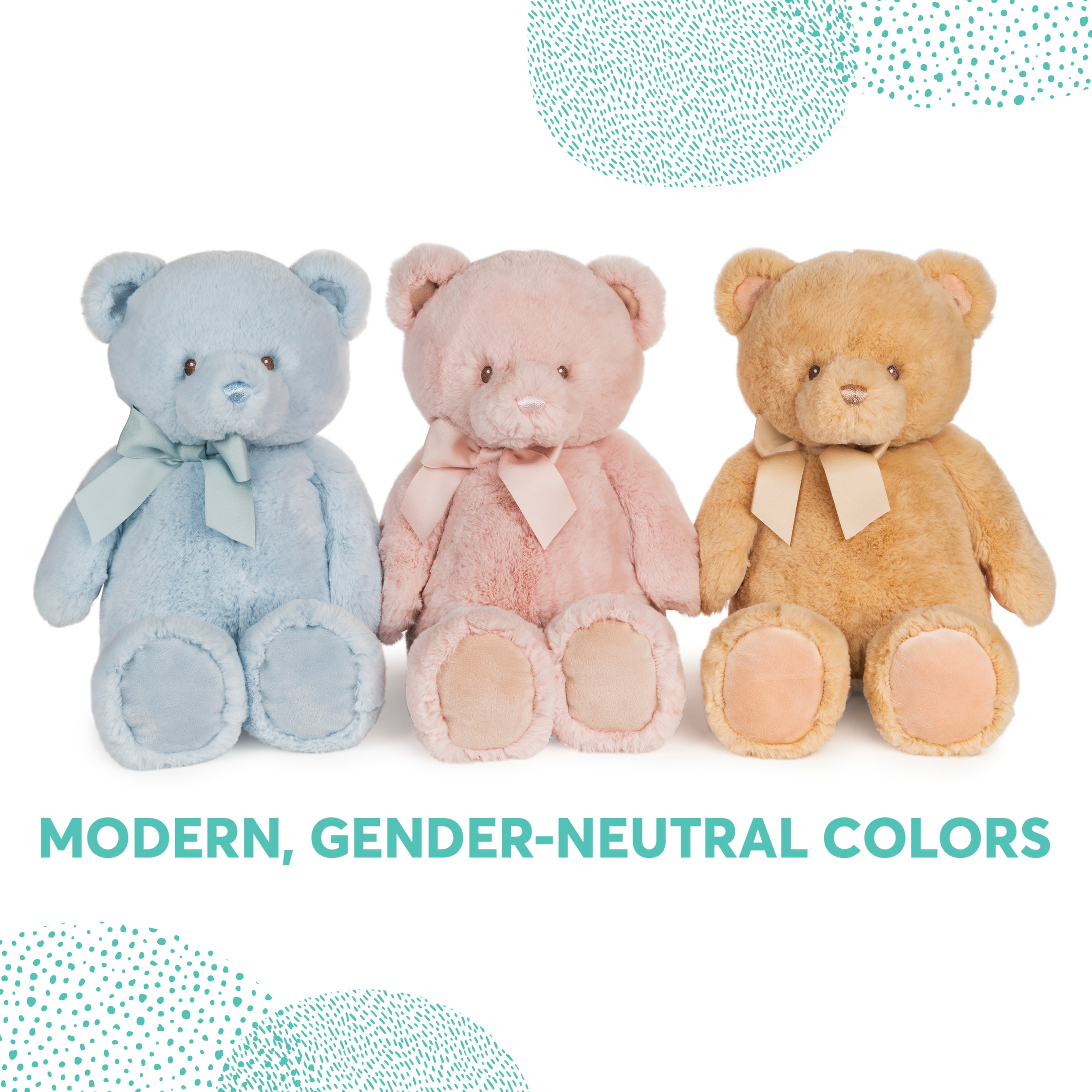 Baby GUND My First Friend Teddy Bear, Tan, Ultra Soft Animal Plush Toy for Babies and Newborns