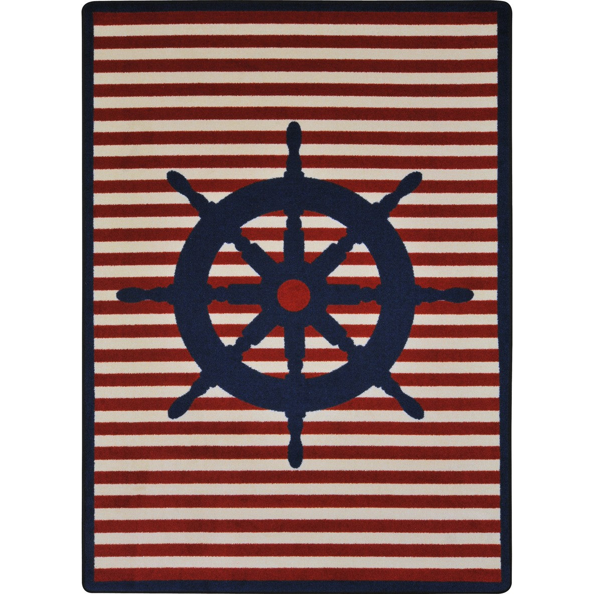 Set Your Course 5'4" x 7'8" area rug in color Blue