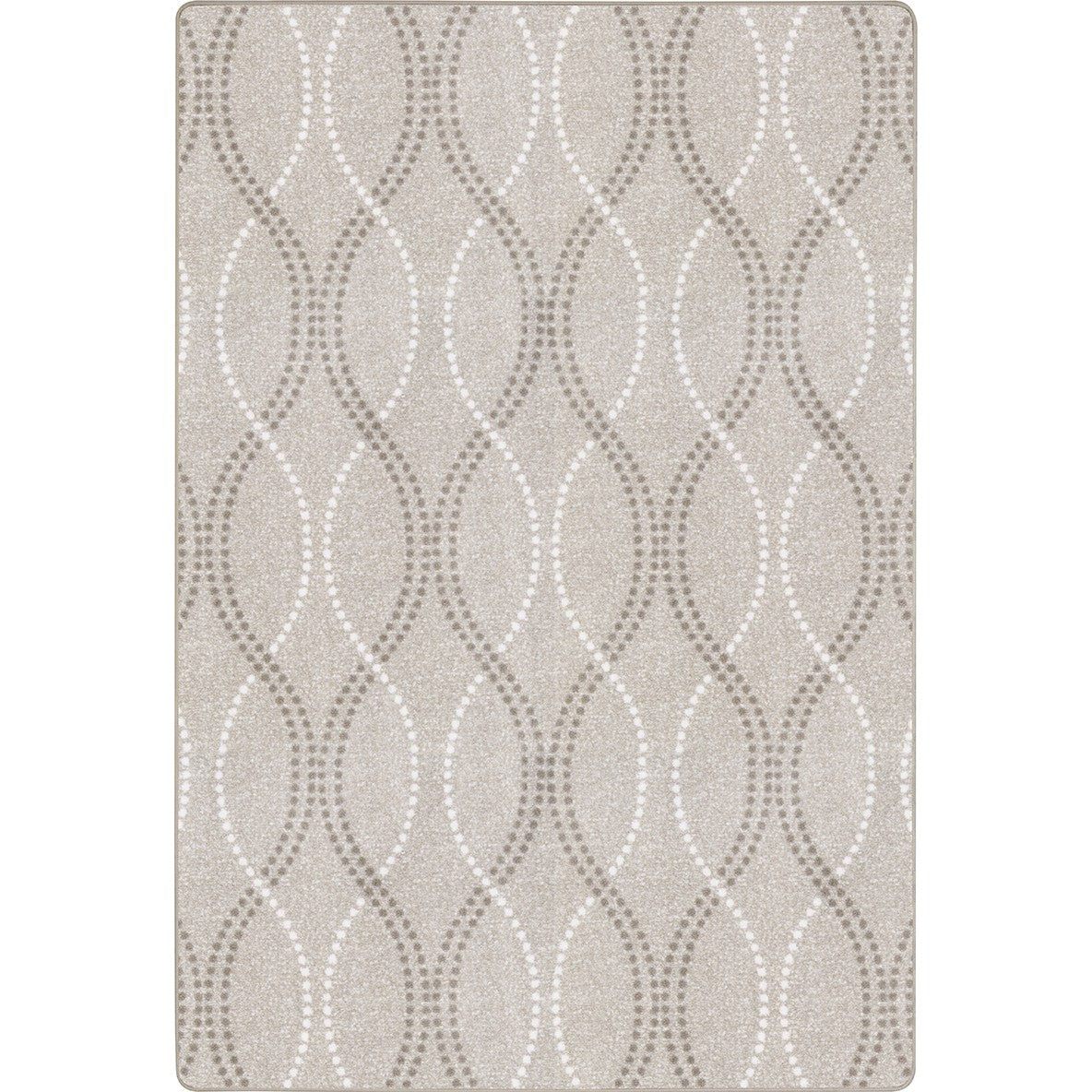 Seventh Heaven 5'4" x 7'8" area rug in color Beige