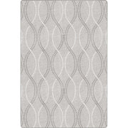 Seventh Heaven 5'4" x 7'8" area rug in color Morning Fog