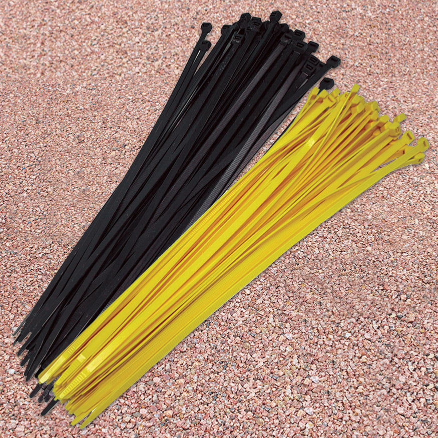 Padding Ties - Safefoam Tubular Padding Ties (Set of 100) (Black)