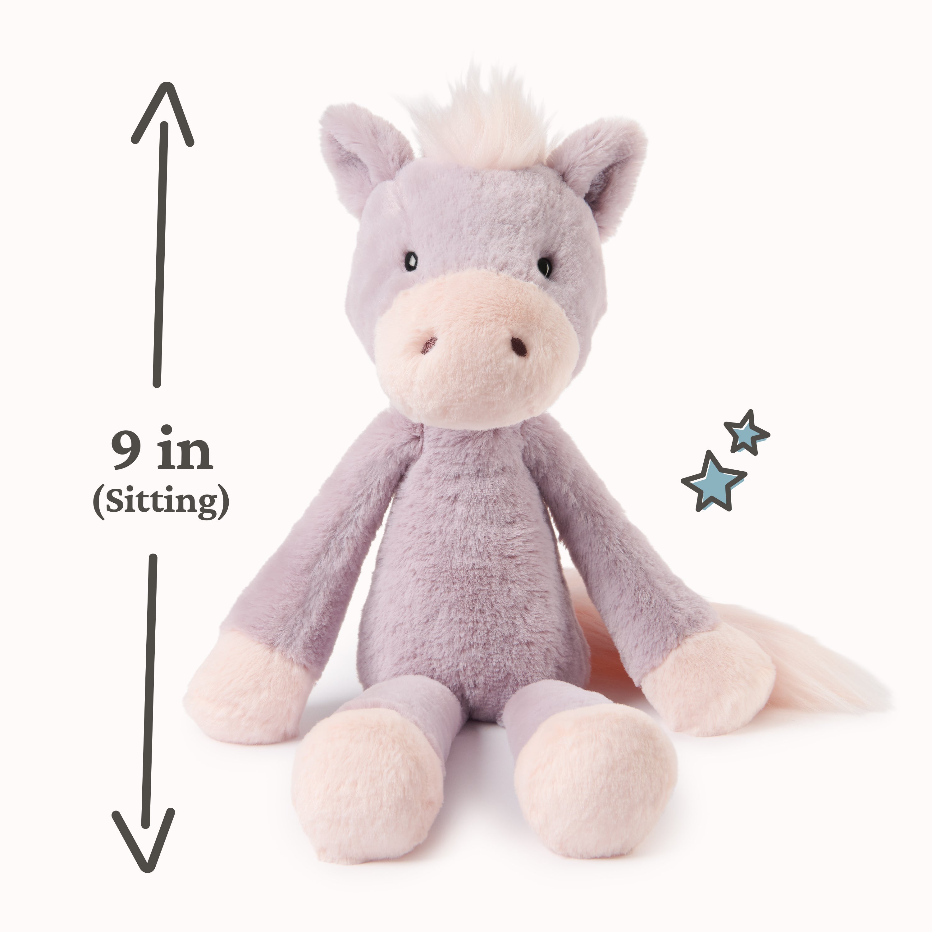 GUND Take-Along Friends Plush, Penni Pony Stuffed Animal,  Toy Horse for Ages 1 and Up, Lilac, 15"