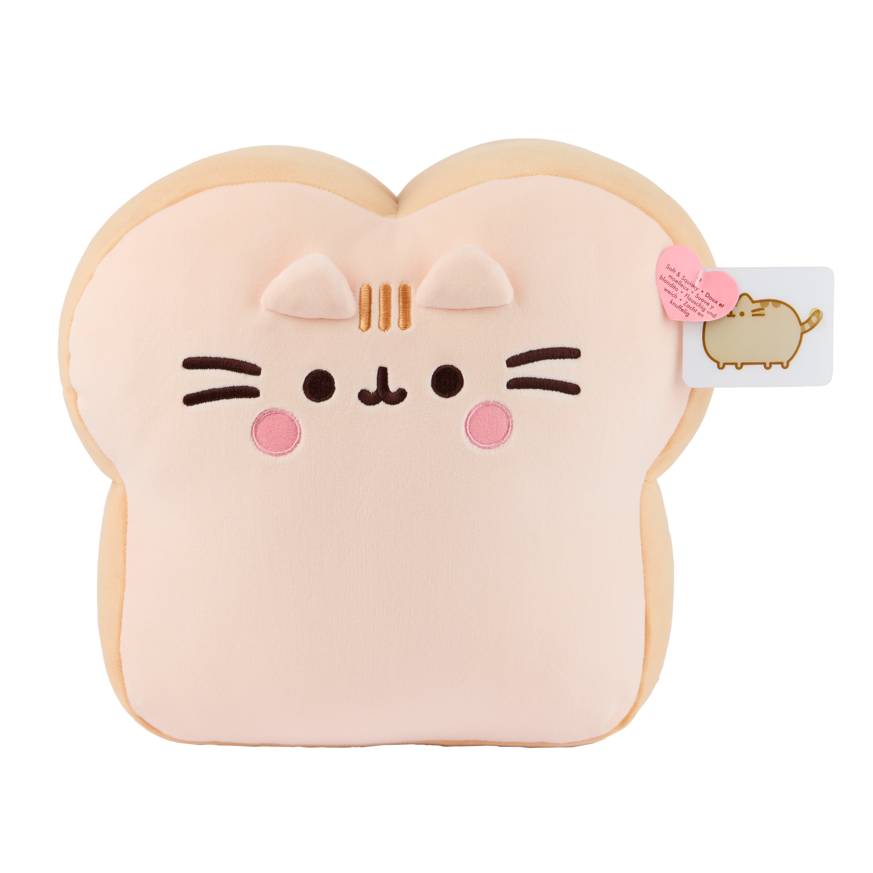 GUND Pusheen’s Kitchen: White Bread Squisheen Plush, Squishy Toy Food Stuffed Animal for Ages 8 and Up, Brown, 11”