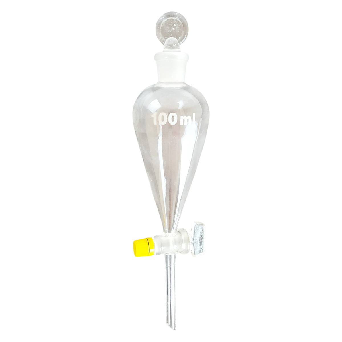 Funnel, Separatory, Borosilicate Glass, Glass Stopcock, 100ml
