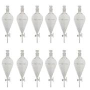 Funnel, Separatory, Borosilicate Glass, Glass Stopcock, 1000ml, Case of 12
