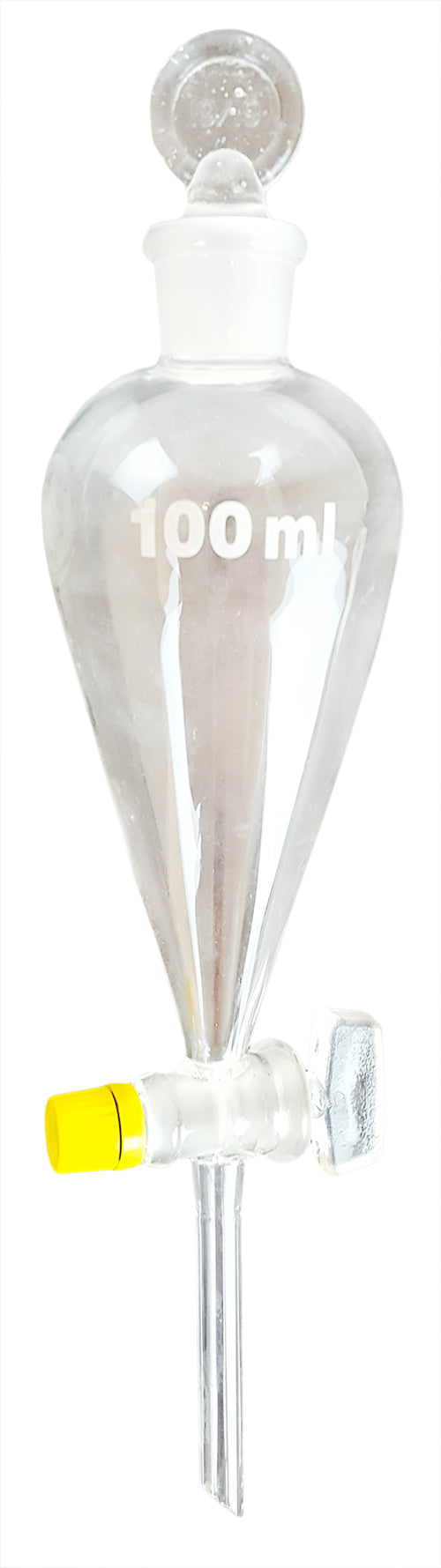 Funnel, Separatory, Borosilicate Glass, Glass Stopcock, 100ml, Case of 12