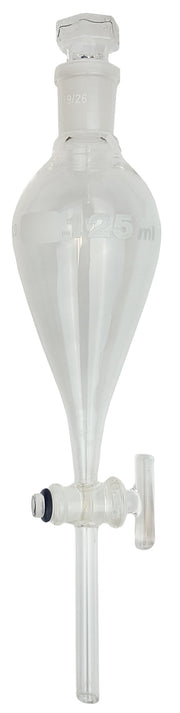 Funnel Separatory Borosilicate with Glass Stopcock 125ml