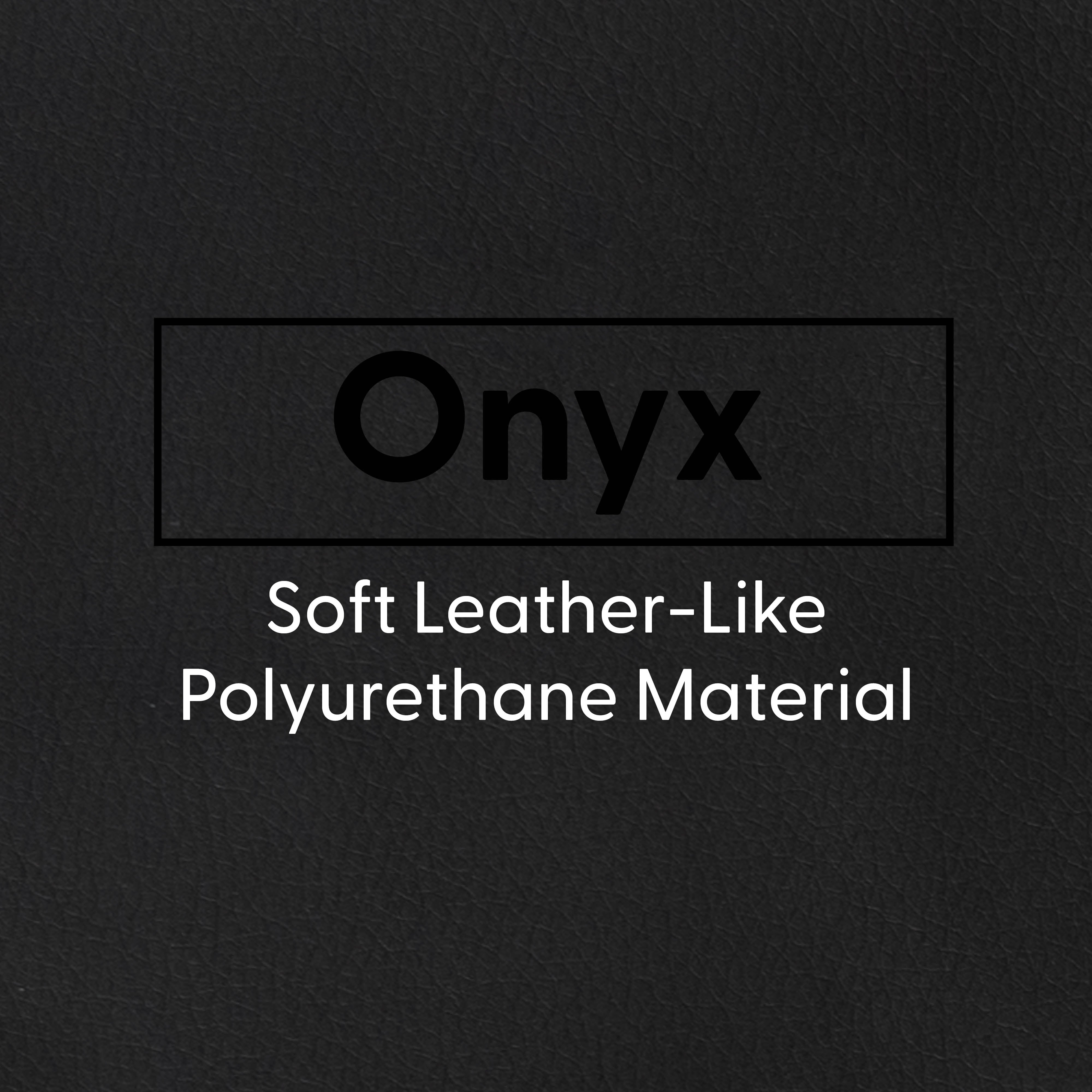 30" Round Vinyl Bean Bag - Onyx