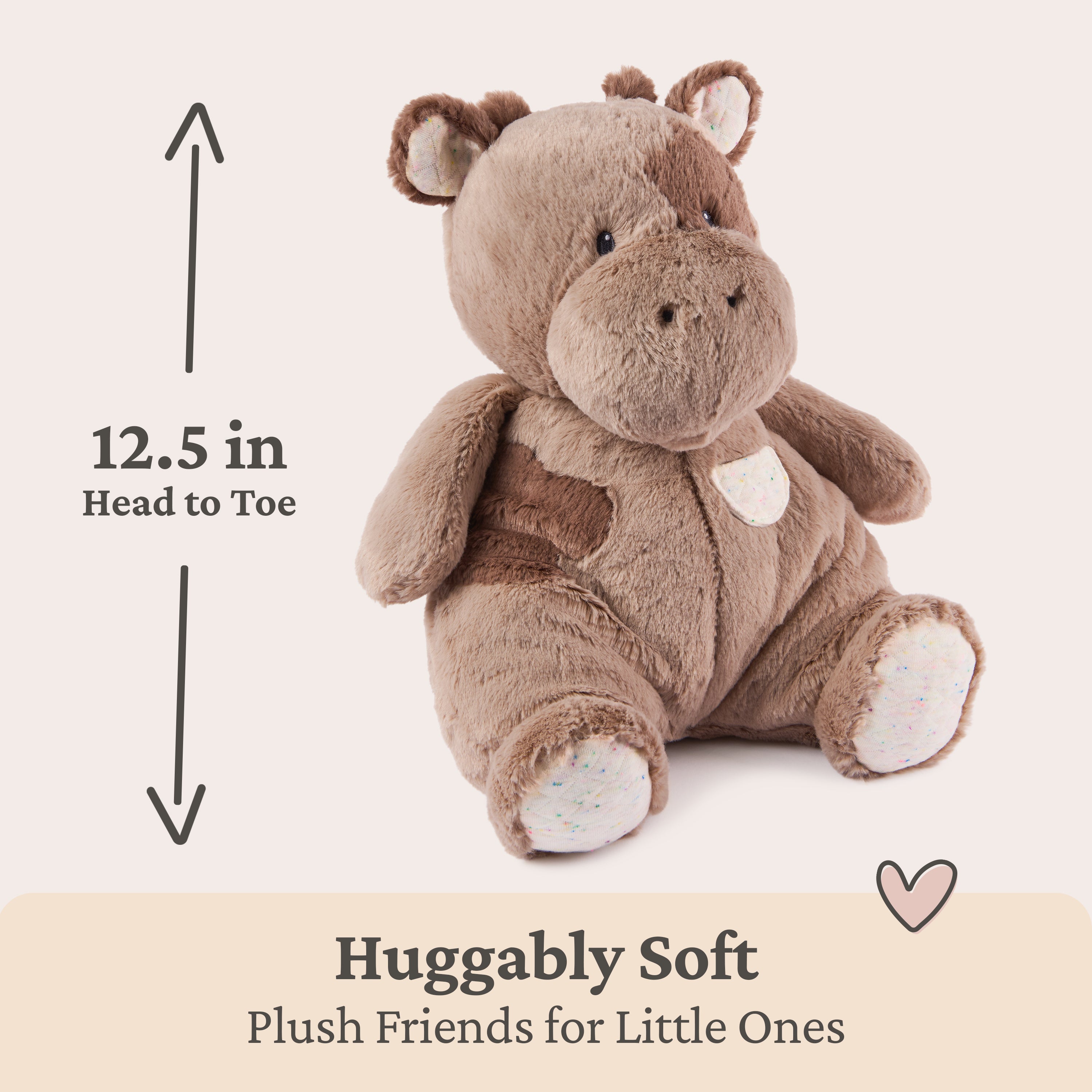 Baby GUND Oh So Snuggly Cow Plush, Cow Stuffed Animal for Babies and Infants, Brown, 12.5”