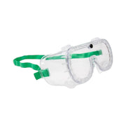 Safety Goggles with Indirect Vents and Anti-Fog Lens, Adult Size