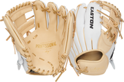 Easton Professional Collections Signature Series Morgan Stuart 11.5-Inch Softball Glove  - Right Hand Thrower - Camel/White
