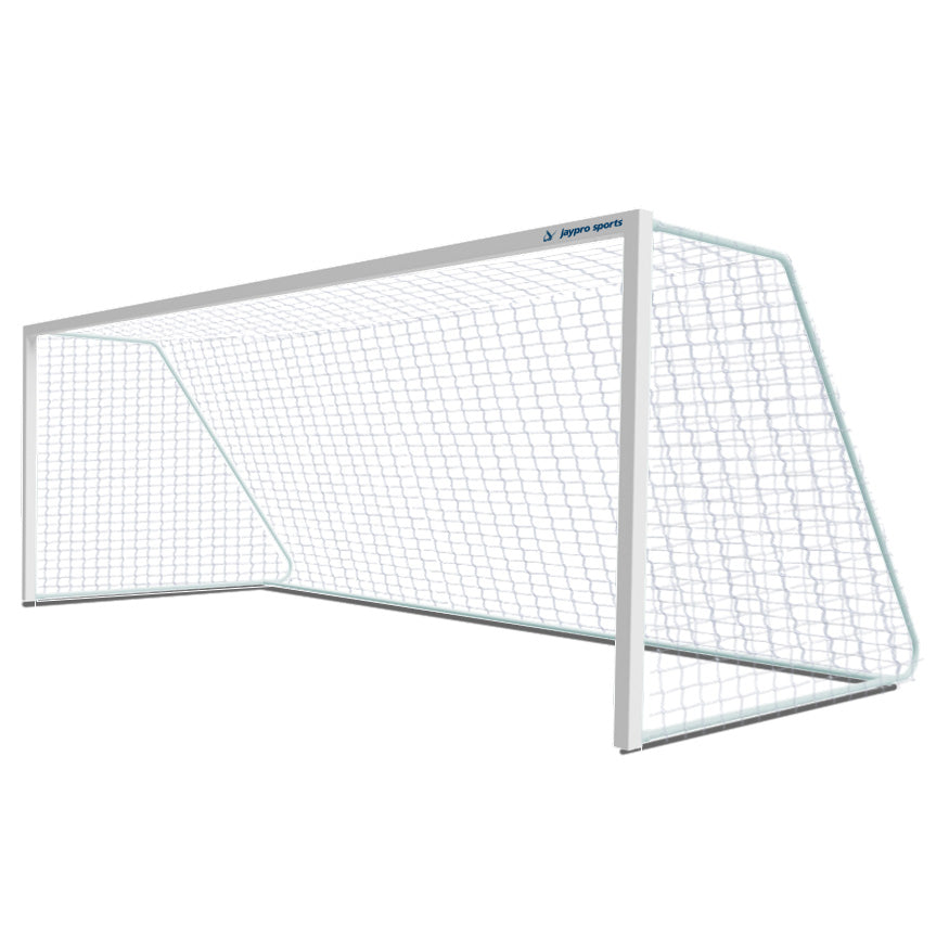Soccer Goals - Team Official Square Goal (8 ft.H x 24 ft.W x 4 ft.B x 10 ft.D) - NFHS, NCAA Compliant