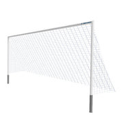 Soccer Goals - Team Official Round Goal - Semi-Permanent (8 ft.H x 24 ft.W x 4 ft.B x 10 ft.D) - NFHS, NCAA Compliant