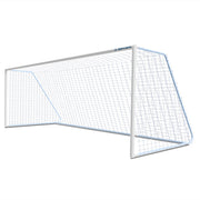 Soccer Goals - Classic Official Round Goal (8 ft.H x 24 ft.W x 4 ft.B x 10 ft.D) - NFHS, NCAA, FIFA Compliant
