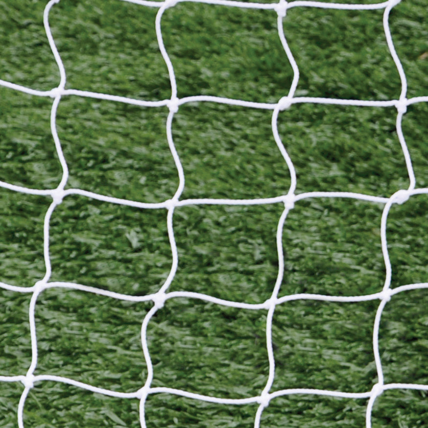 Soccer Goals - Classic Official Round Goal - Semi-Permanent with European Backstays (8 ft.H x 24 ft.W x 4 ft.B x 10 ft.D) - NFHS, NCAA, FIFA Compliant