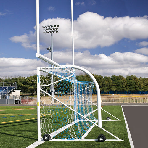 Soccer Goal Replacement Nets (5-1/2 in. - 5mm Hex Braid) - Nova  Premier Goal (8 ft.H x 24 ft.W x 4 ft.B x 10 ft.D) (Red/White)