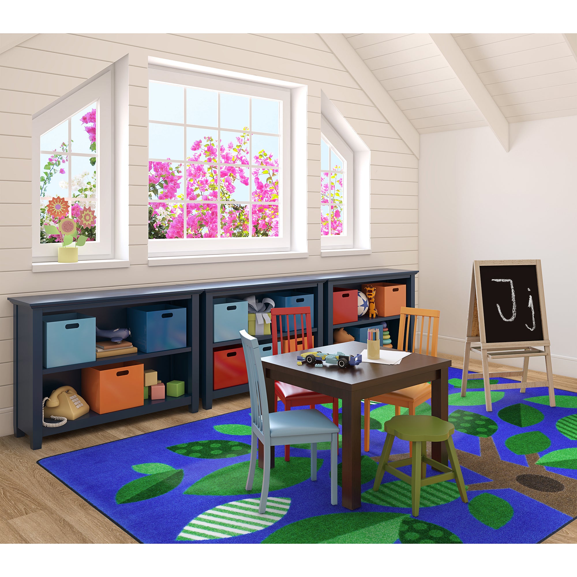 Shady Grove 10'9" x 13'2" area rug in color Multi