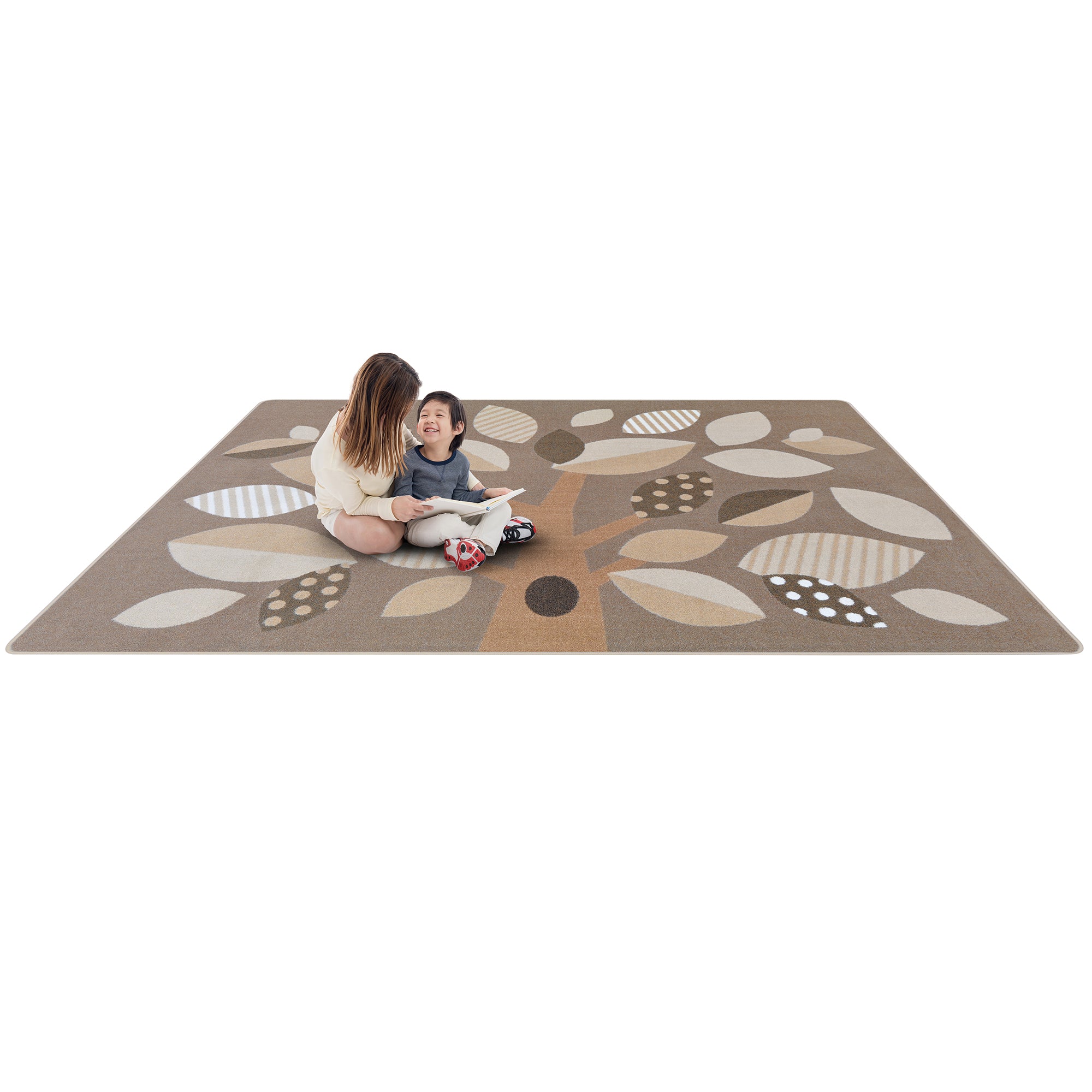 Shady Grove 10'9" x 13'2" area rug in color Neutral