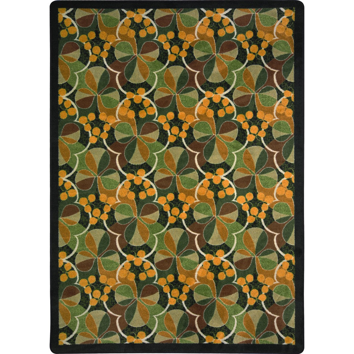 Shamrock 5'4" x 7'8" area rug in color Multi