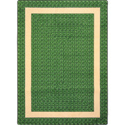 Sharing Circle 10'9" x 13'2" area rug in color Green