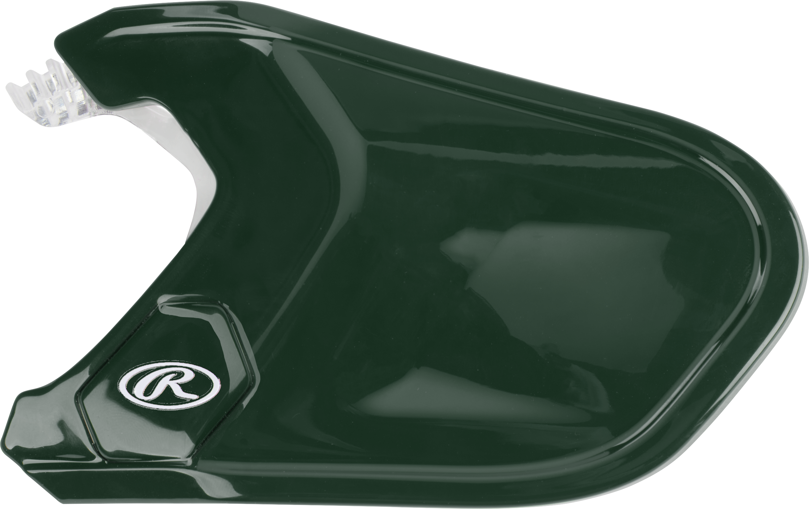 Rawlings Mach Adjust  Lhb Gloss Jaw Guard  - Dark Green