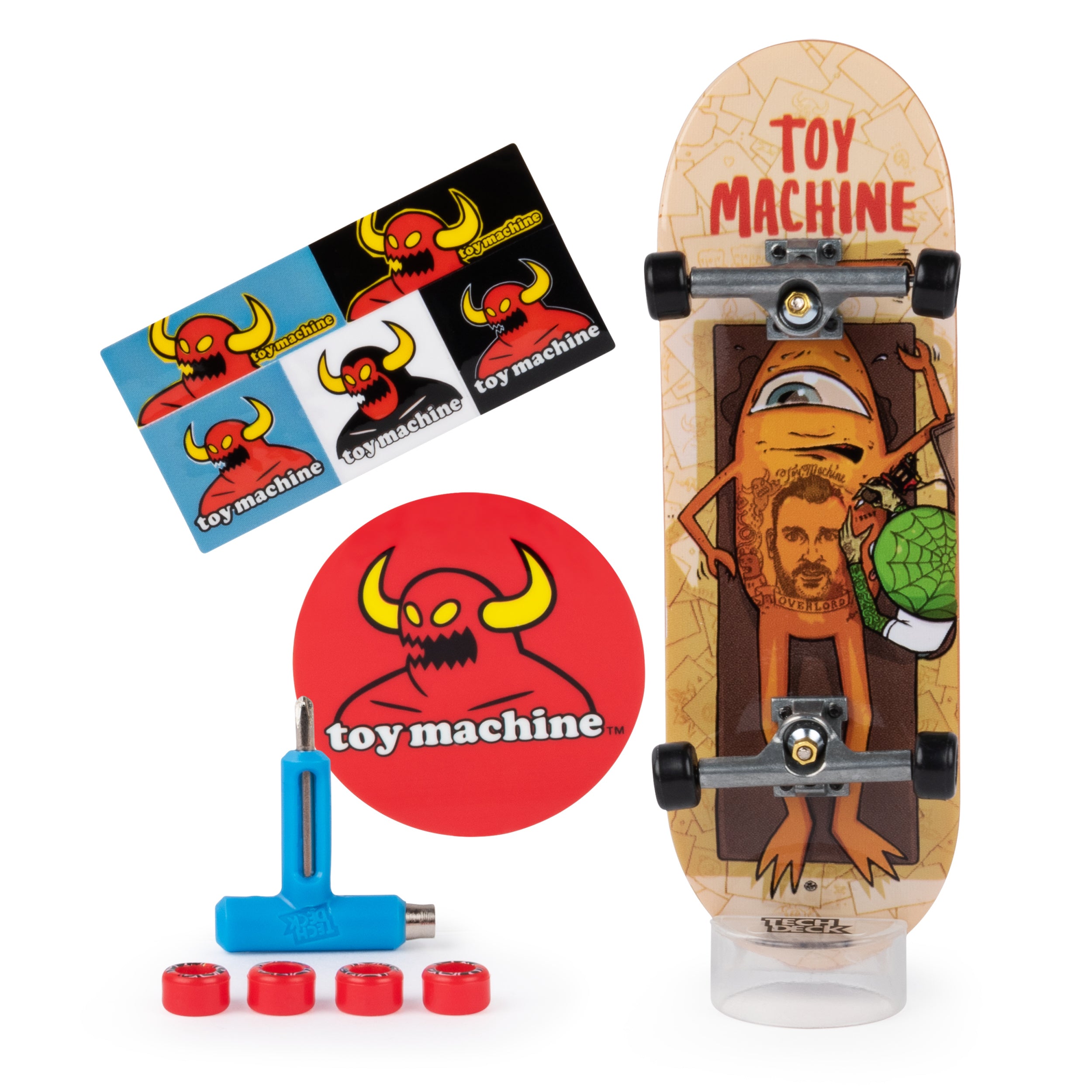 Tech Deck, 96mm Fingerboard Mini Skateboard with Authentic Designs, For Ages 6 and Up Styles May Vary
